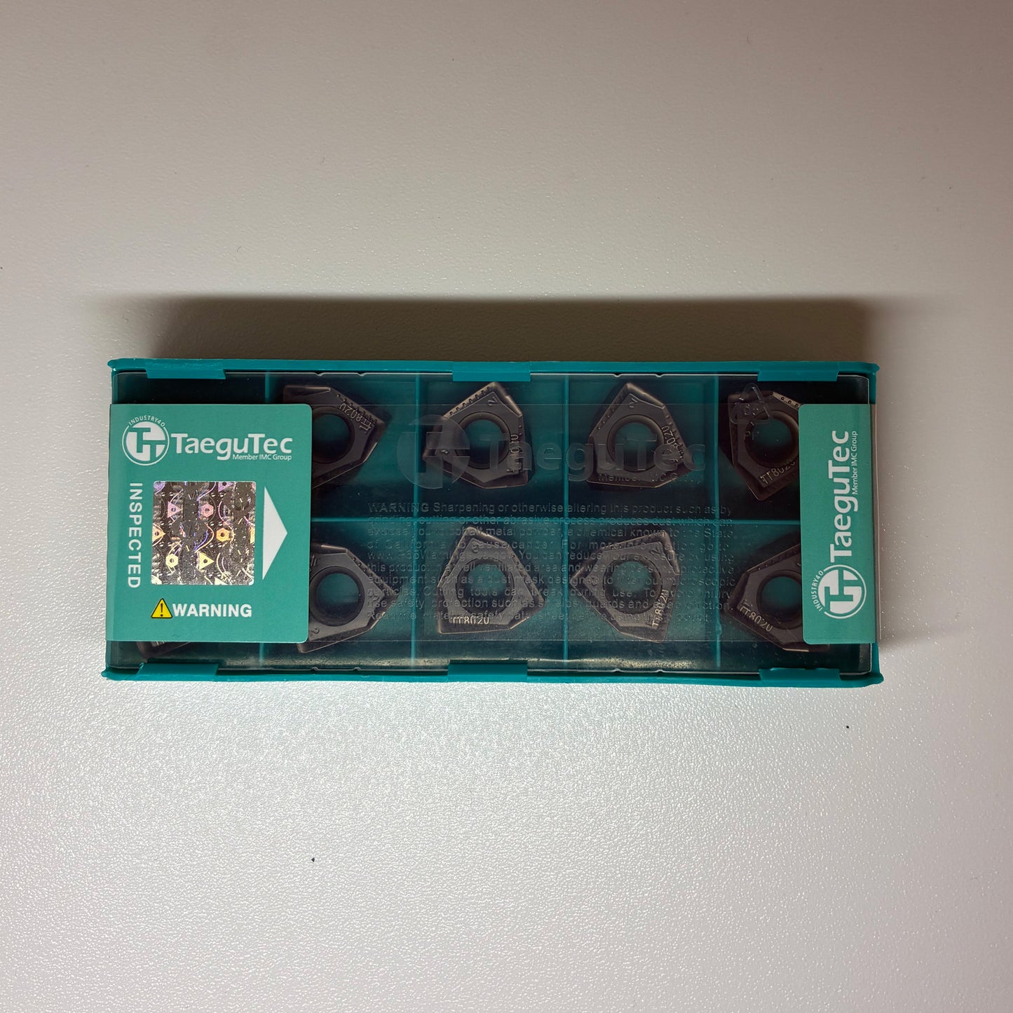 Caja o conjunto: Caja 10 unidades plaquitas fresado Taegutec 6NGU 090508R-ML TT8020 originales



