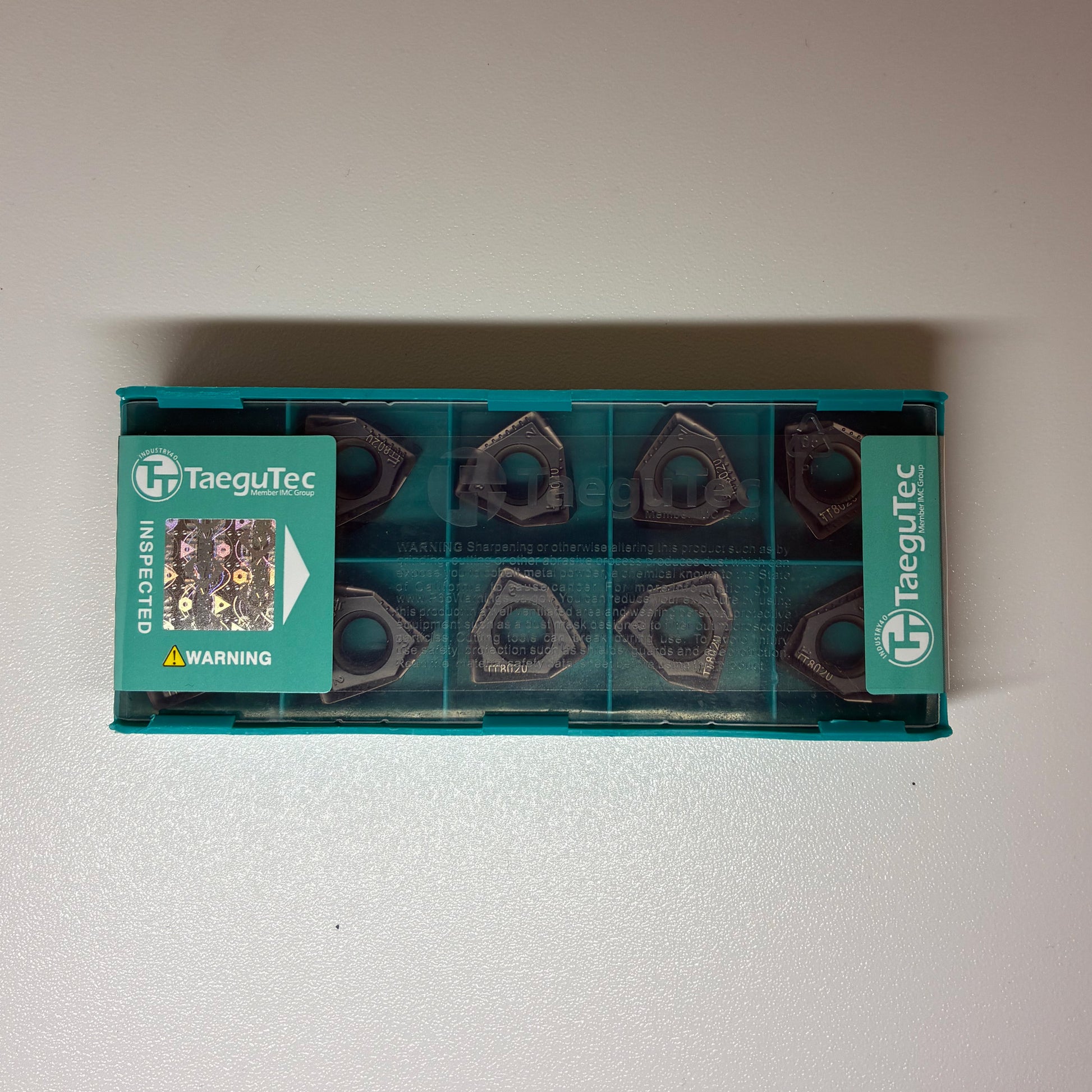 Caja o conjunto: Caja 10 unidades plaquitas fresado Taegutec 6NGU 090508R-ML TT8020 originales



