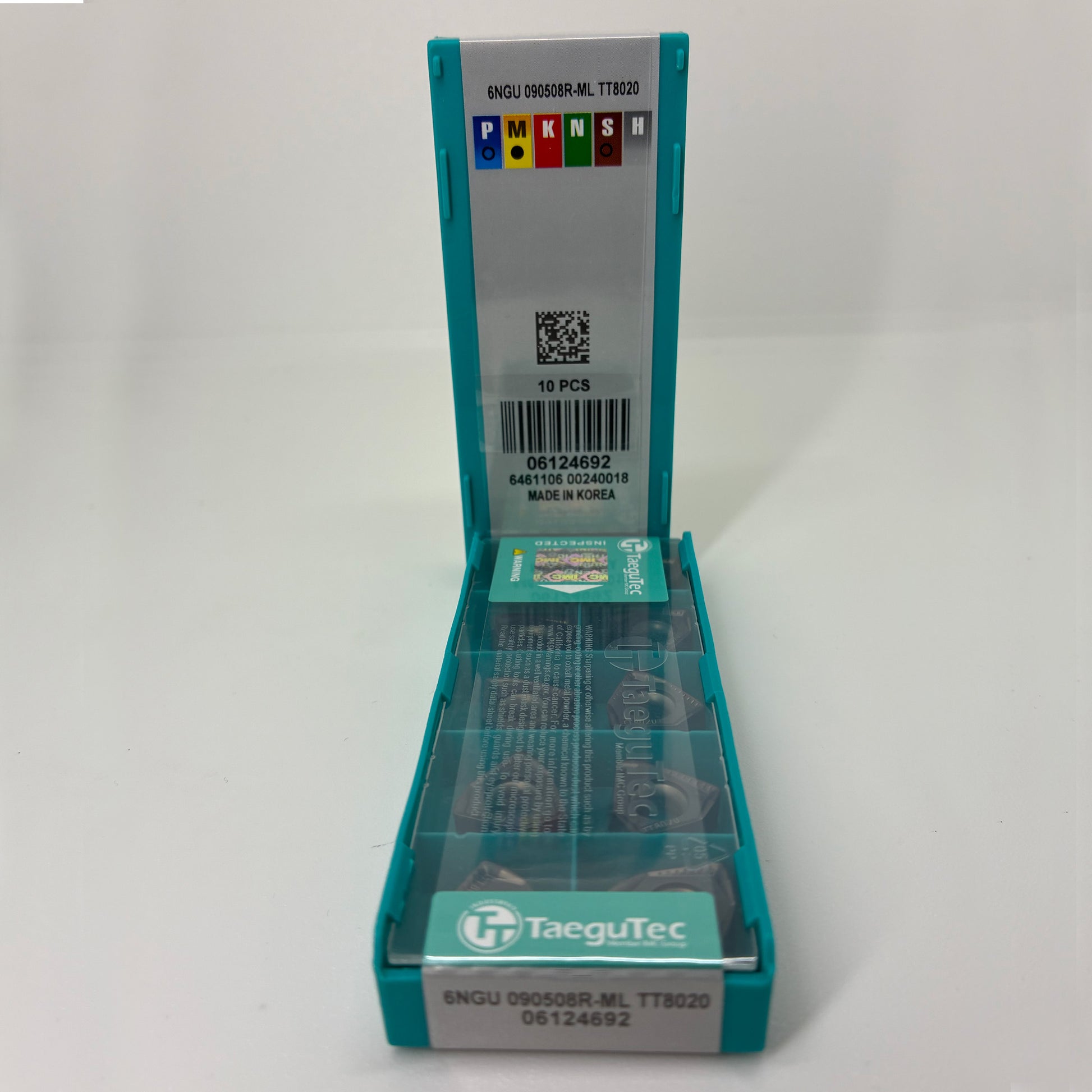 Plaquita de fresado Taegutec 6NGU 090508R-ML TT8020 carburo recubierto CVD

